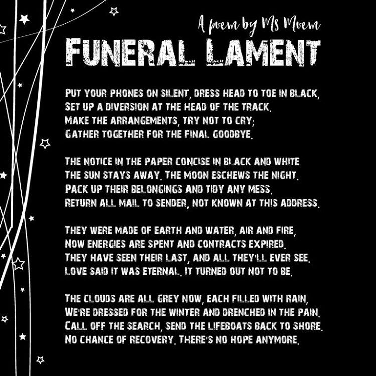 poetry essay on funeral blues