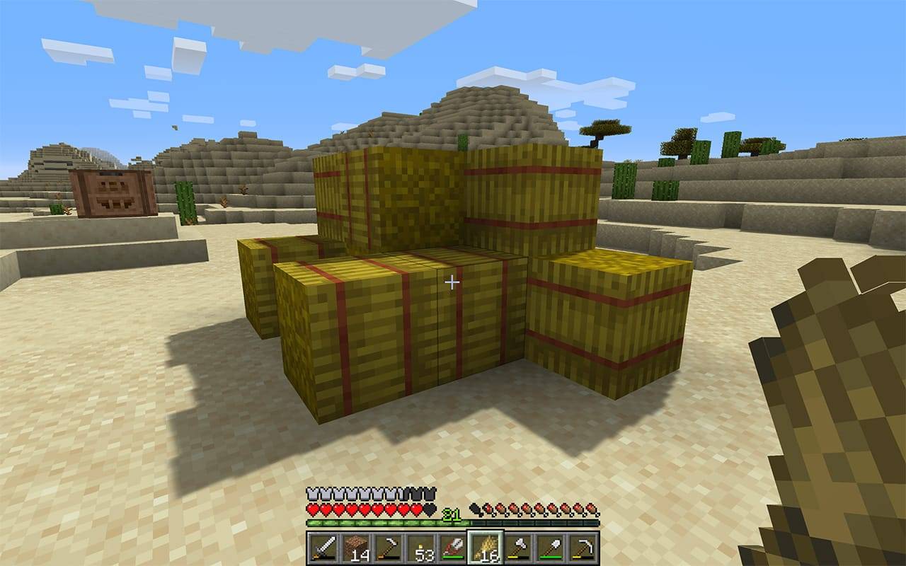 How To Make Wheat In Minecraft From Hay Bales Download 1280 800 Hay Bale Minecraft 37arts Net