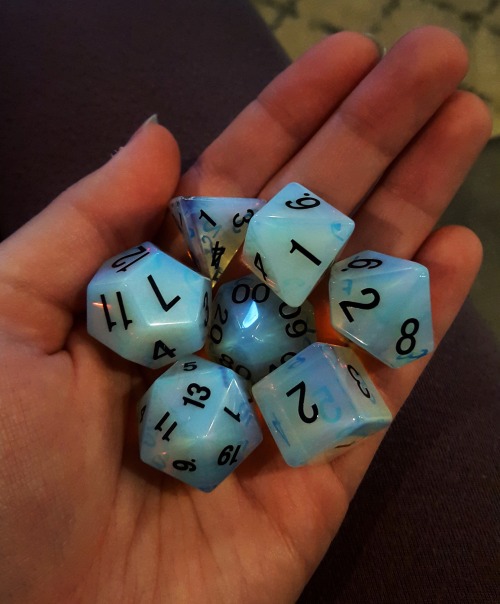 my post dndblogging opalite dice dice set dnd 1k 2k
