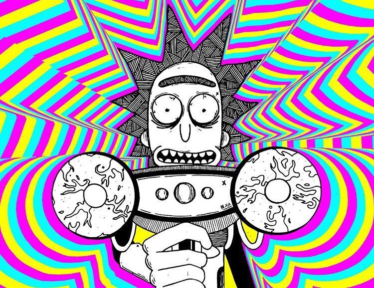 Trippy Art Rick And Morty Drawing ~ Drawing Easy
