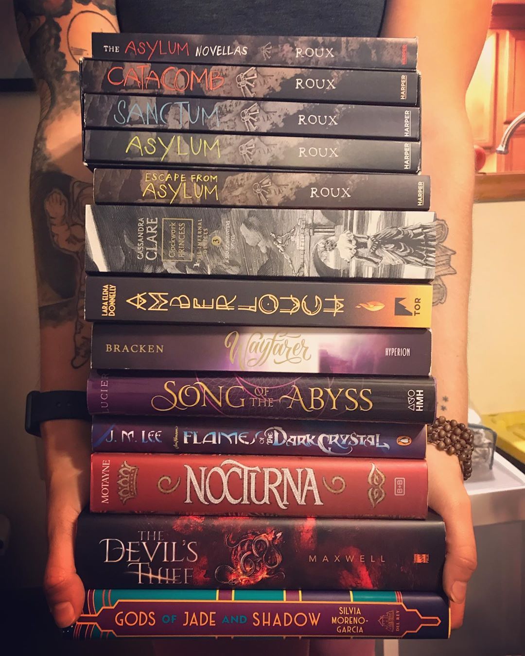 I just hauled a TON of new books, and I am so excited to add them to my physical TBR. Three sequels, FIVE new Madeleine Roux books for Halloween, two preorders, and three just for fun! Iâm going to have to find a way to fit these into my schedule...