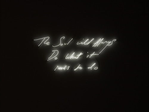 tamburina:Tracey Emin, The Soul will Always Do What it needs to...