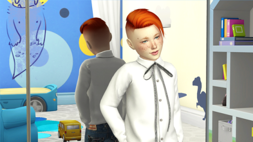 redheadsims-cc:ANTO SPARK HAIR - KIDS AND TODDLER...