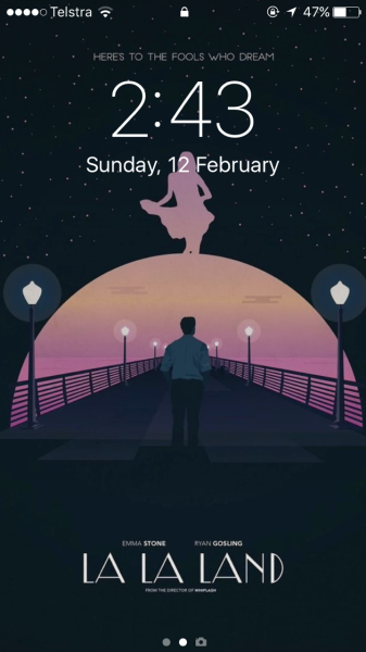 Lockscreens La La Land Tumblr