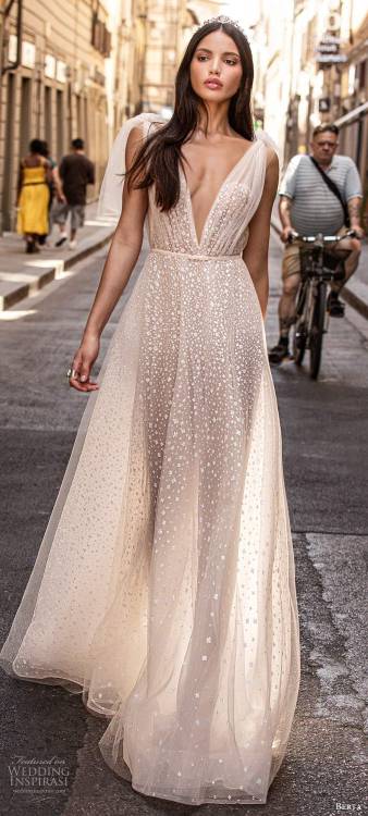 Muse by Berta Fall 2020 Wedding Dresses — “Florence” Bridal...