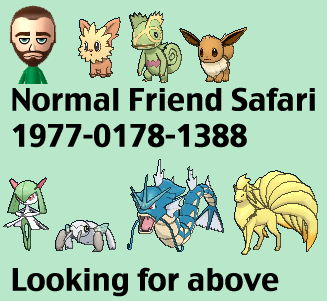 Pokemon y friend safari slots