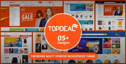 TopDeal v1.7.1 - Multipurpose Marketplace WordPress Theme Nulled