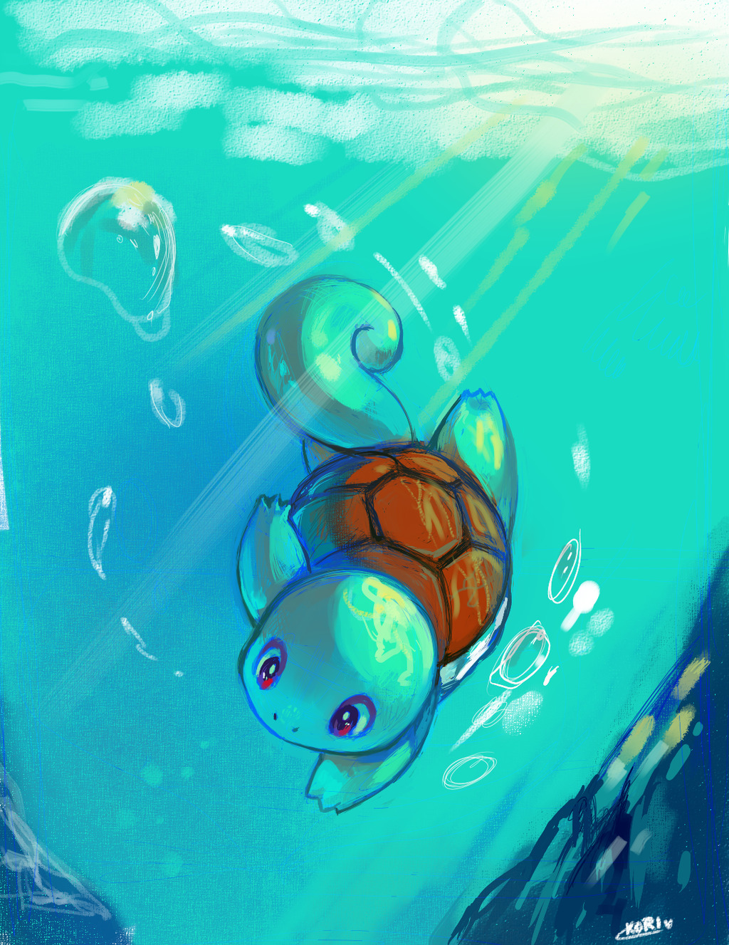 Retro Nintendo — Squirtle by KoriArredondo