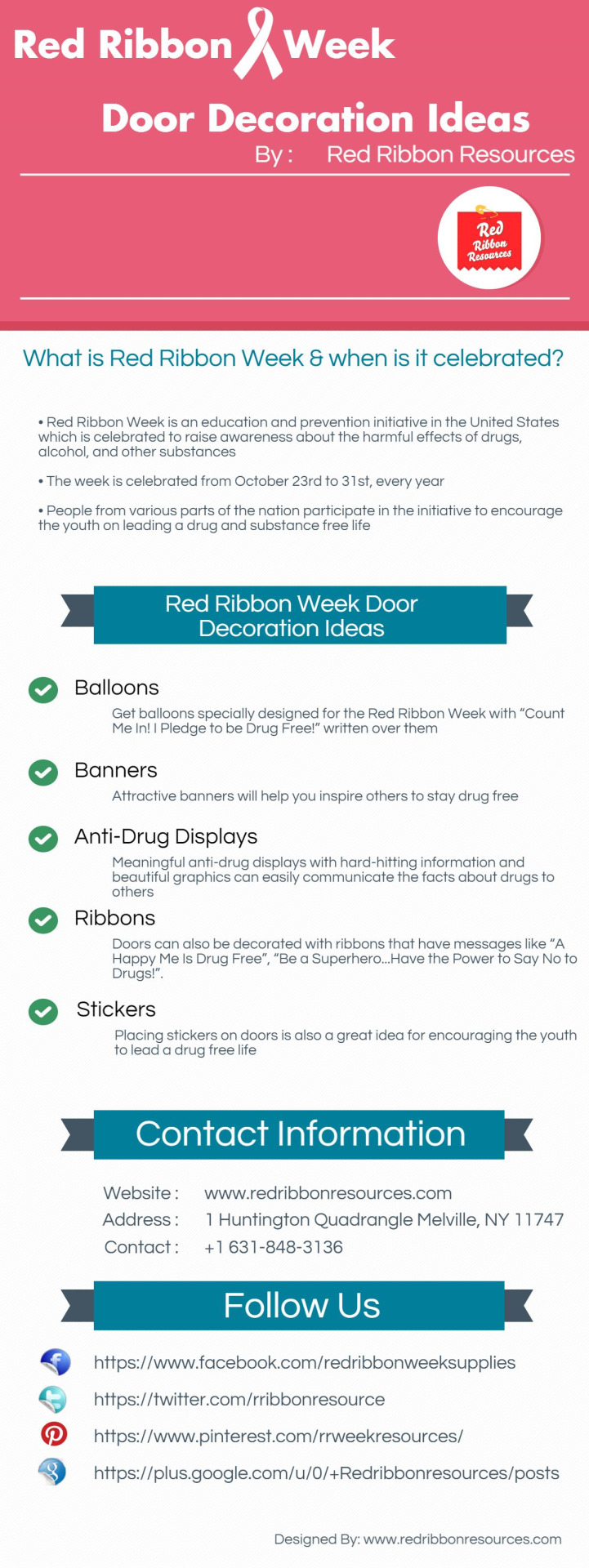 Red Ribbon Week Activities Products