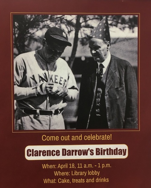 Happy 161st birthday Clarence!Every year we like to celebrate...
