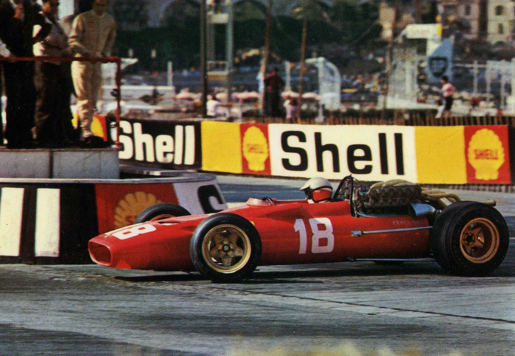 classic f1 photos : Lorenzo Bandini, Ferrari 312/67, 1967 Monaco GP,...