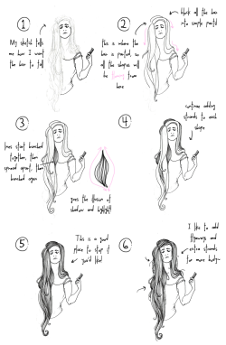 How To Draw Hair Tumblr