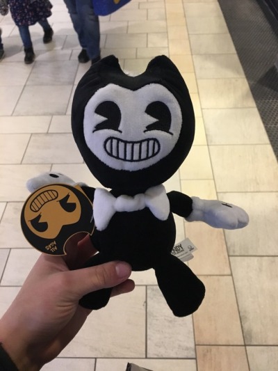 golden bendy plush