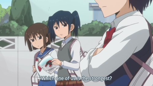 ore-imouto:Saying this, she casually threw aside a large rock.