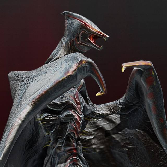 Dopepope — Speculative Concept Of A Muto And Rodan Hybrid An 7629