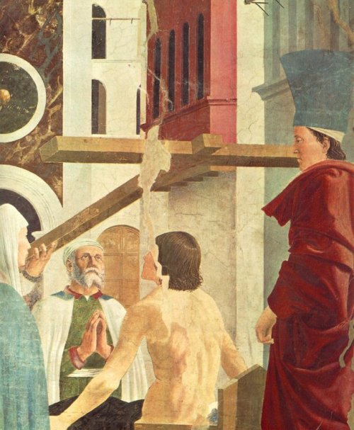 artist-francesca:Recognition of the True Cross (detail), Piero...
