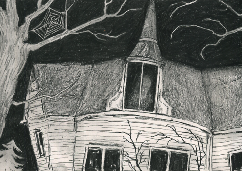 st-pam:Heksenkring x Haunted HouseSpooky Autumnal drawings,...