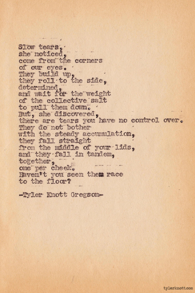 Tyler Knott Gregson — Typewriter Series #296 by Tyler Knott Gregson