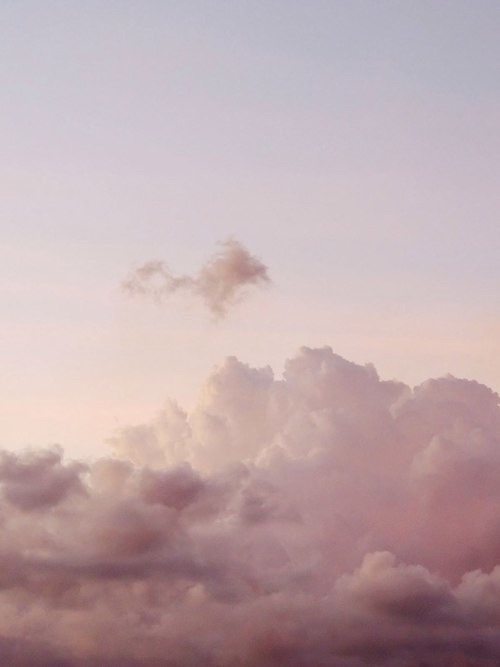 pink clouds on Tumblr