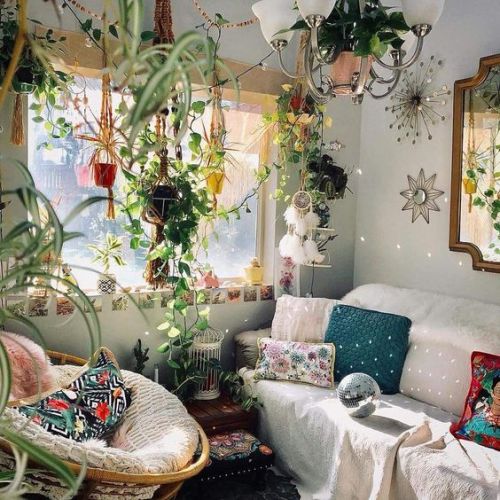boho living room | Tumblr