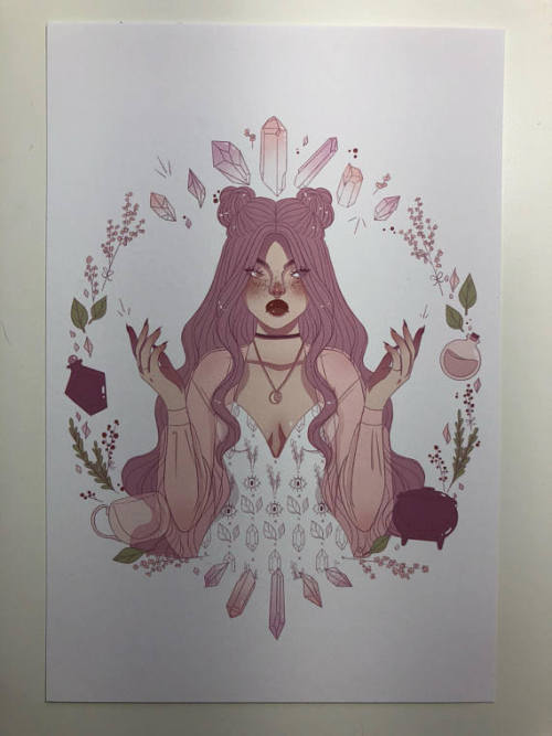 spookyfoxfashion:Witchy Magic Babes Art Prints...