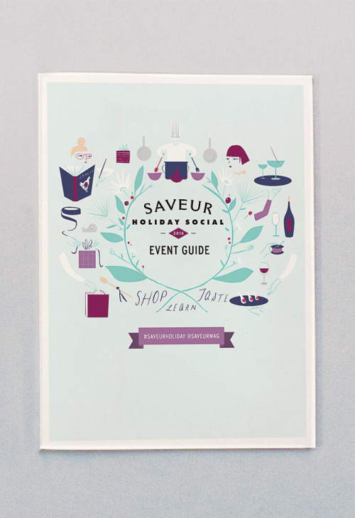 Typography for the SAVEUR Holiday Social