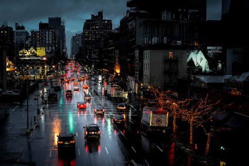 from-nycity:Red Lights by Paolo Ciceri on Flickr.