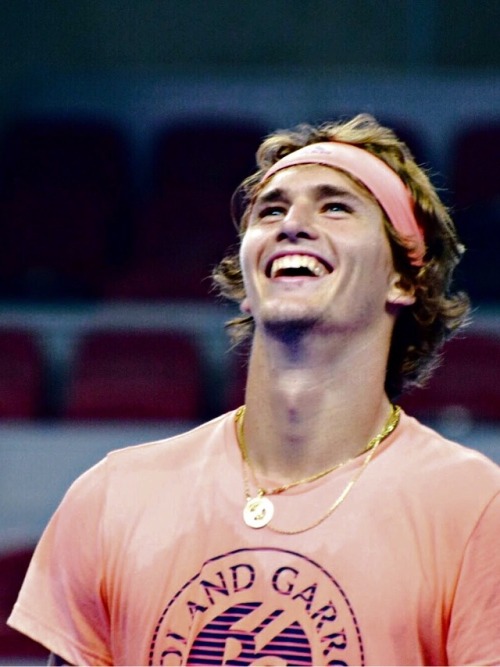 zverevdaily:Alexander Zverev during a practice session in...