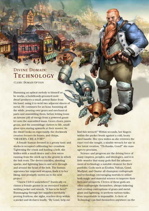 dnd-5e-homebrew:Technology Domain Cleric by...