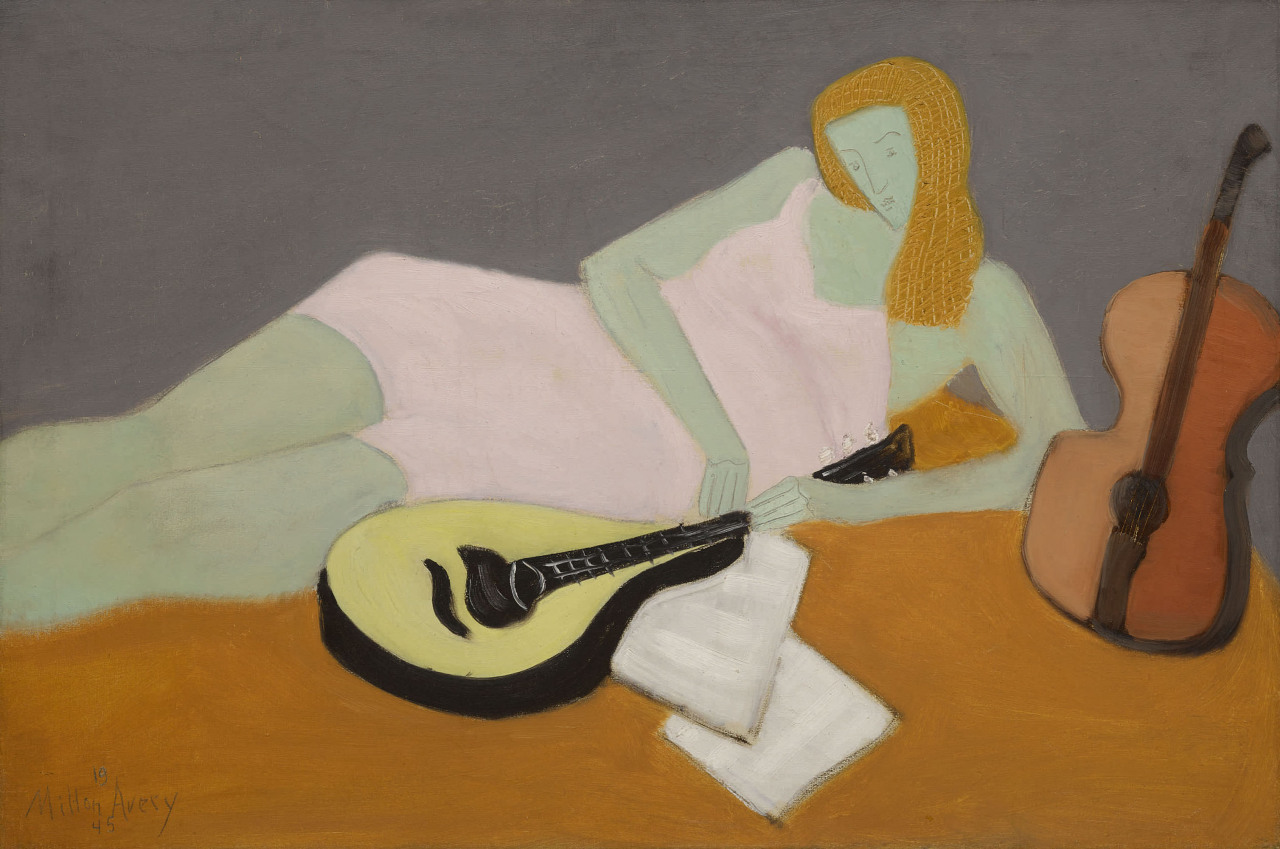 Image result for Milton Avery's Young Musician