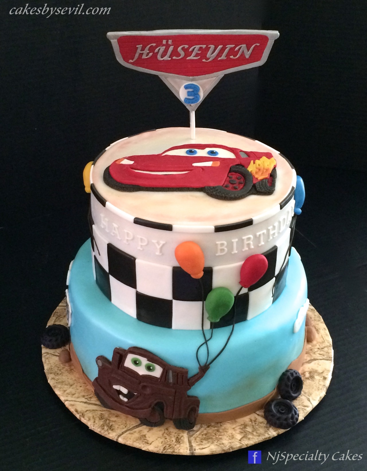 Cakes by Sevil — Lightning McQueen and Mater Cake