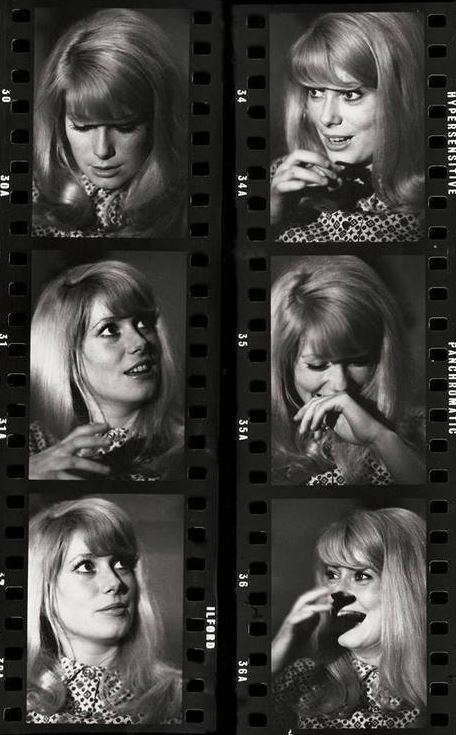 labelledeneuve:Catherine Deneuve on the set of Repulsion...