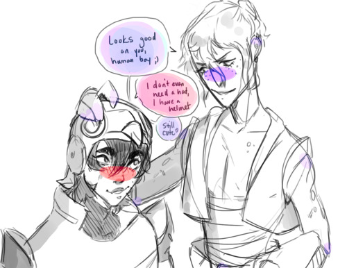 kolo keith rolo keith rolo voltron voltron legendary defender its perfect theyre both twd actors coca kolo my art doodle sketch drawing