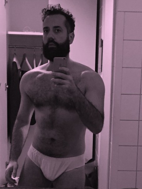 Getting ready/undressed for performance…throwback selfie!