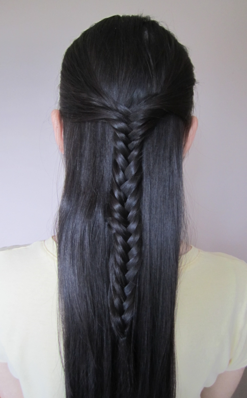 I M Hair For You Half Up Fishtail