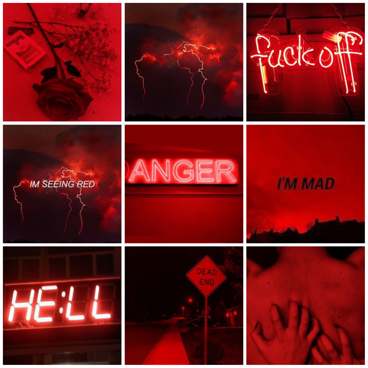 Random Moodboards — Anger Moodboard