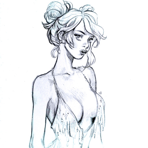 dailyindiecomics:Snotgirl sketches by Leslie Hung