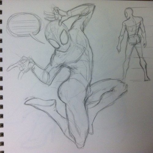 lunarinferno:Various Deadpool & Spidey sketches I’ve done...