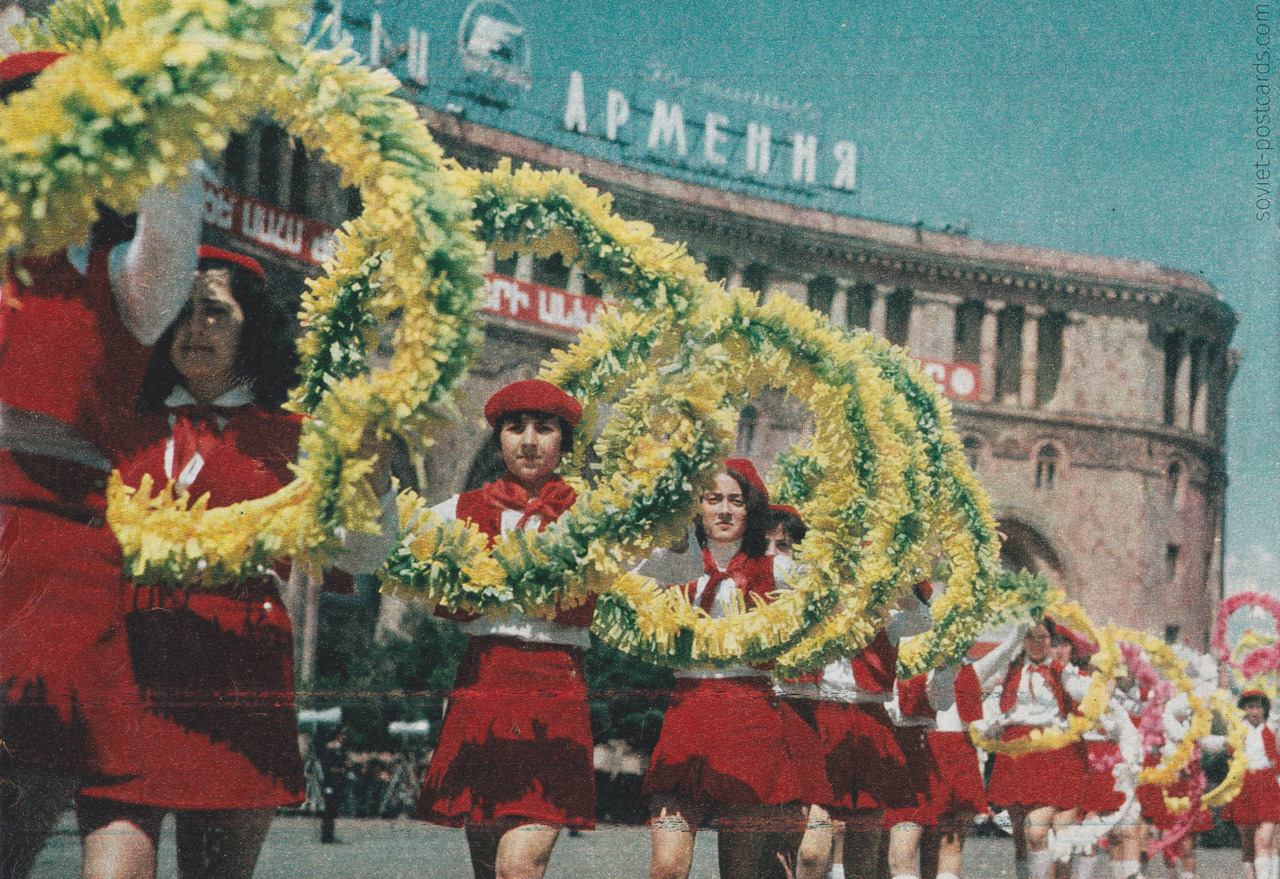 Parade in Yerevan, Armenia (1981)