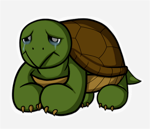 Information Dump Sticker Thing Eh I Was Bored Sad Turtle For All