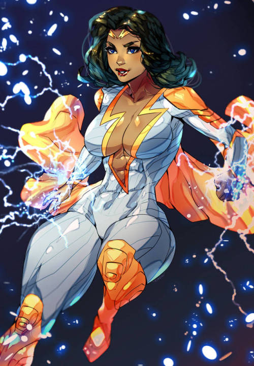 topsu01:Thunder Woman-commA commission...