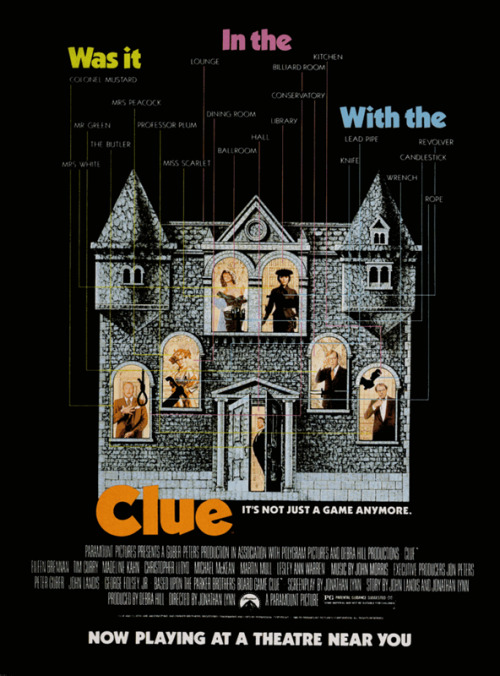 clue the movie on Tumblr