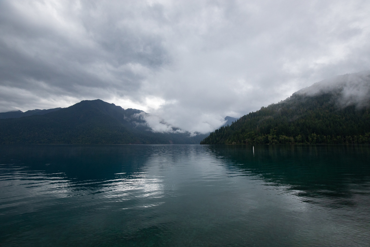 Crescent Lake From The Log Cabin Resort In The Robyn Luk