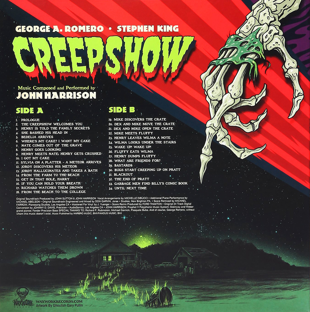 creepshow 2 waxwork records review