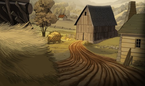 ncrossanimation:Some backgrounds I designed and painted for...