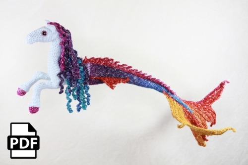 sosuperawesome:Amigurumi Dragon and Mermicorn Patterns, by...