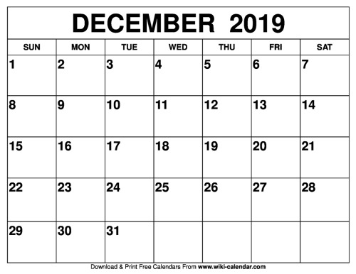 December Calendar Tumblr