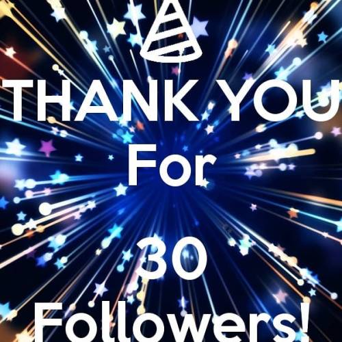 To my first 30 followers on mixer I wanna give a big thank you...