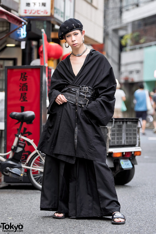 tokyo-fashion:20-year-old Japanese designer Cham on the street...