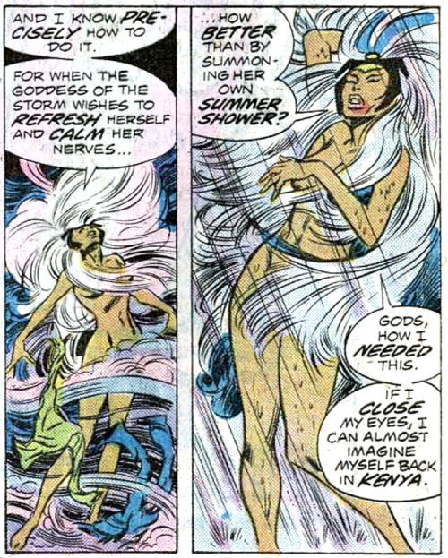 thebestcomicbookpanels: Storm in the Uncanny X-Men #101 by...